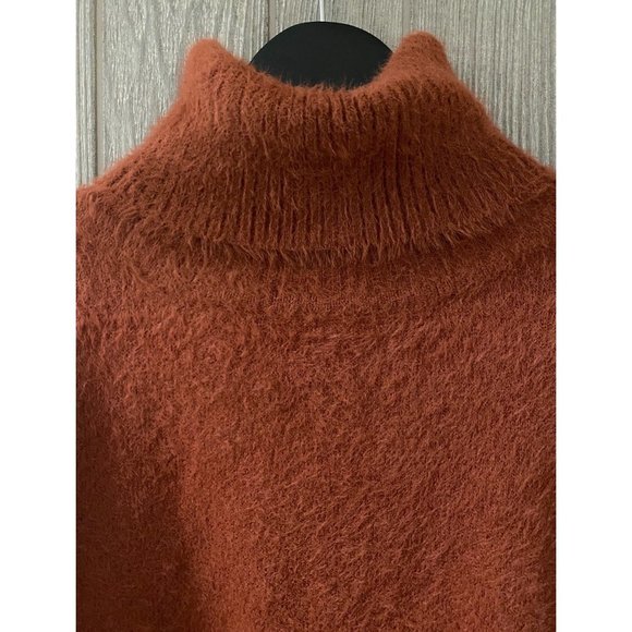 4Sienna Balloon Sleeve Eyelash Knit Turtleneck Sweater NEW - Picture 5 of 12